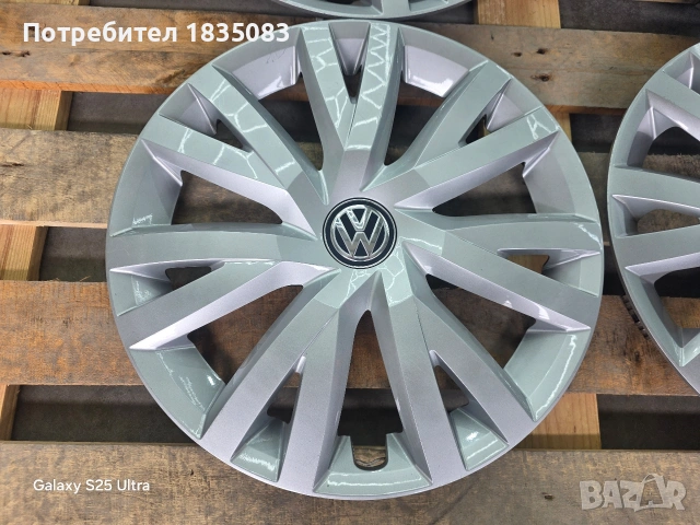 Оригинални тасове VW 16 цола, снимка 4 - Аксесоари и консумативи - 54580949