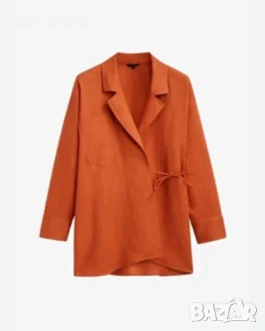 Massimo Dutti 100% лен риза/сако L, снимка 2 - Ризи - 54563629