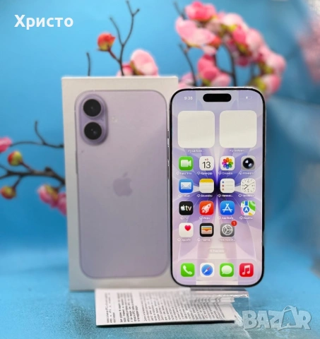 ГАРАНЦИОНЕН!!! Apple iPhone 17, 256GB, 5G, Lavender , снимка 2 - Apple iPhone - 54904962