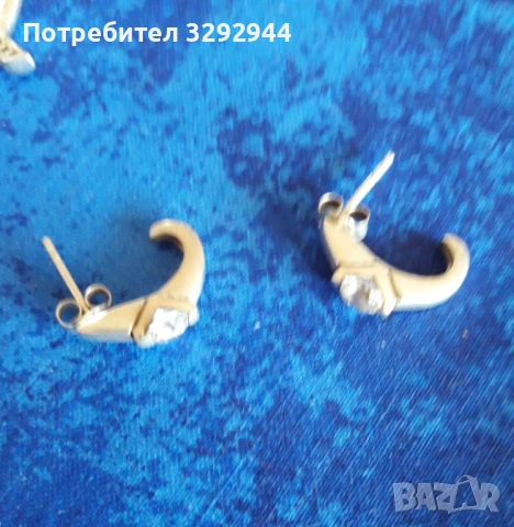 Сребърни обеци и медальони, снимка 9 - Обеци - 54000538