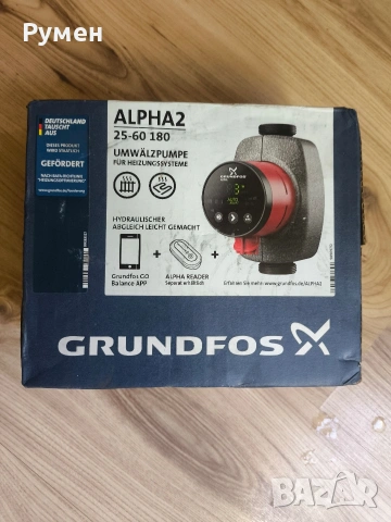 Циркулационна помпа Grundfos ALPHA2 25-60 180 AutoADAPT