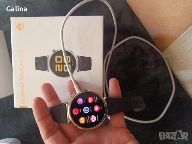 Смарт часовник HUAWEI WATCH GT 5 BLACK