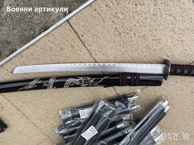 Меч метале с дървена калъв монжаго, снимка 4 - Ножове - 54573269
