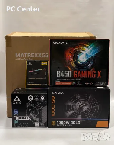Геймърски компютър AMD Ryzen 7 5700X, RTX 3080 10GB, 16GB ram, снимка 8 - Геймърски - 55482959