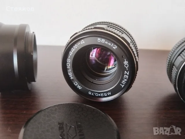  Обективи HELIOS, и  преходник на М42-NEXT за Sony E, снимка 13 - Обективи и филтри - 54728958