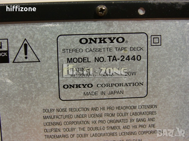 ДЕК   Onkyo ta-2440 , снимка 8 - Декове - 54290891