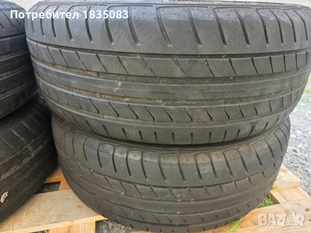 Лети джанти 16ки 5х112 VW + летни гуми 205/55/16 Dunlop, снимка 13 - Гуми и джанти - 55080936