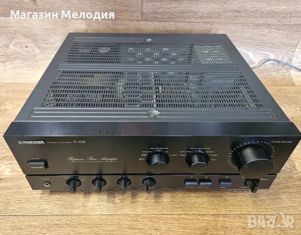 Усилвател Pioneer A-616 Reference Stereo AmplifierДве по 120 вата – Безкомпромисно качество на звука, снимка 4 - Ресийвъри, усилватели, смесителни пултове - 55299949