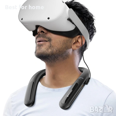 Външна батерия за врата NEWDERY 10000mAh за Meta Quest 3/2, VR Oculus Quest, HTC, снимка 3 - Друга електроника - 54885607