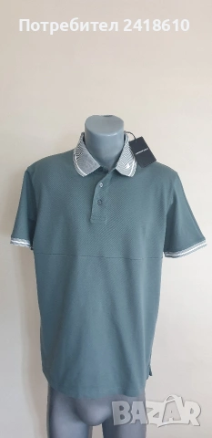 Emporio Armani  Pique Pima Cotton  Mens Size L НОВО! ОРИГИНАЛ Мъжка Тениска!, снимка 8 - Тениски - 54441592