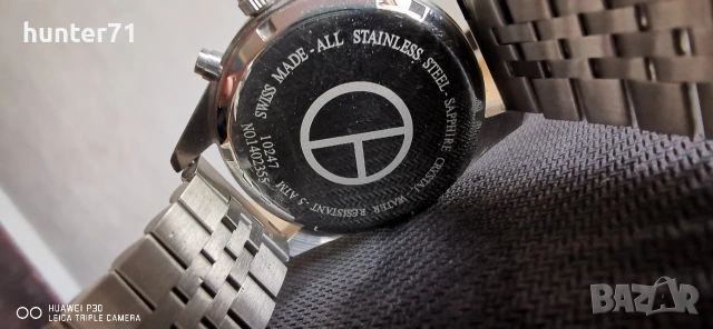 Мъжки хронограф Cloude Bernard Classic , снимка 3 - Мъжки - 54224784