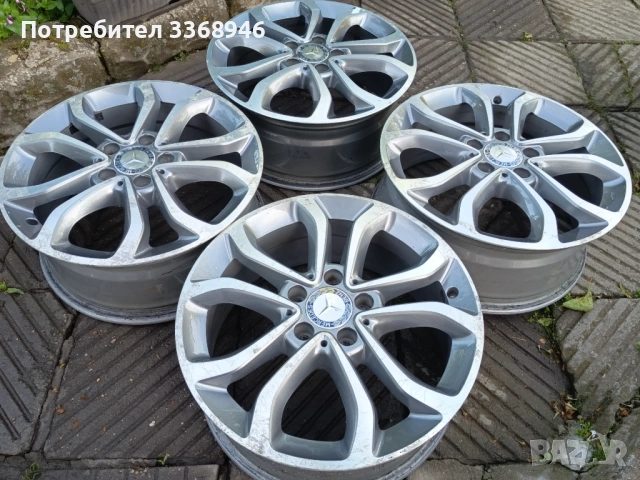 ОРИГИНАЛНИ ДЖАНТИ МЕРЦЕДЕС Ц КЛАСА 17" 5Х112 MERCEDES W205 C Class 5x112, снимка 7 - Гуми и джанти - 54544225