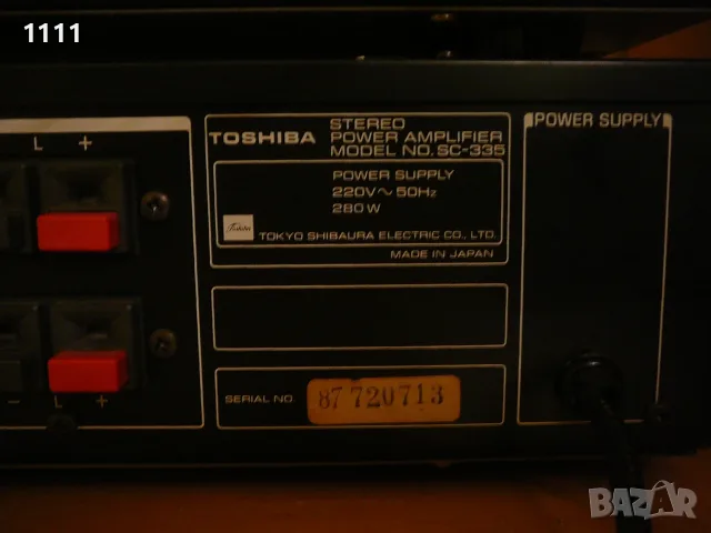 TOSHIBA SC-335 I SY-335 I ST-335, снимка 10 - Ресийвъри, усилватели, смесителни пултове - 55435924