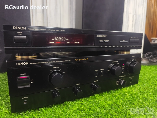 Denon PMA-560 + Denon TU-260, снимка 3 - Ресийвъри, усилватели, смесителни пултове - 54772480
