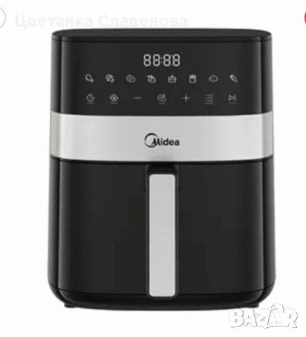 Еърфрайър Midea MF-CN65E2 1700W 6.3 литра - За готвене с горещ въздух, снимка 7 - Фритюрници - 48537374