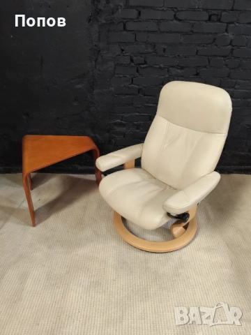 Stressless Consul релакс кресло, снимка 9 - Дивани и мека мебел - 54662921
