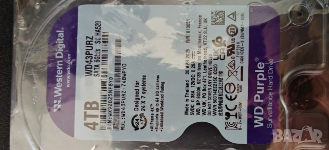 Продавам Нов Неупотребяван Хард Диск HDD 2TB Seagate Barracuda 7200/256mb 24м.гаранция, снимка 5 - Твърди дискове - 54602451