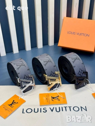 колани от естествена кожа в кутия Louis Vuitton , снимка 4 - Колани - 55237102