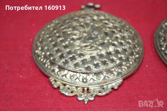 Автентични старинни сребърни пафти с позлата., снимка 7 - Антикварни и старинни предмети - 55422910