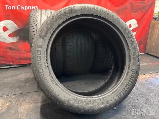 285 45 22 / 325 40 22, Летни гуми, Спорт пакет, Continental PremiumContact6, 4 броя, снимка 4 - Гуми и джанти - 54801235