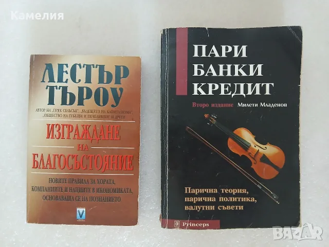 Книги: "Изграждане на благосъстояние" и "Пари, банки, кредити"