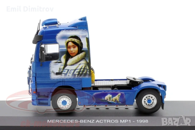 Умален модел на Mercedes-Benz Actros MP1 в мащаб 1:43, снимка 3 - Колекции - 54867987