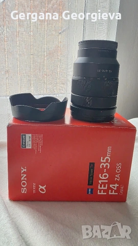 Sony FE 16-35mm f/4 ZA OSS (Zeiss) – пълен комплект, снимка 3 - Обективи и филтри - 54159919