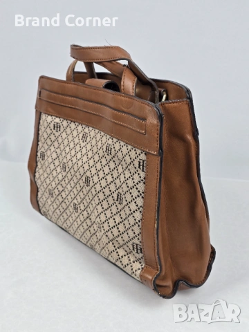 Оригинална дамска чанта Tommy Hilfiger - TH Monogram Jacquard Satchel, снимка 2 - Чанти - 54329664