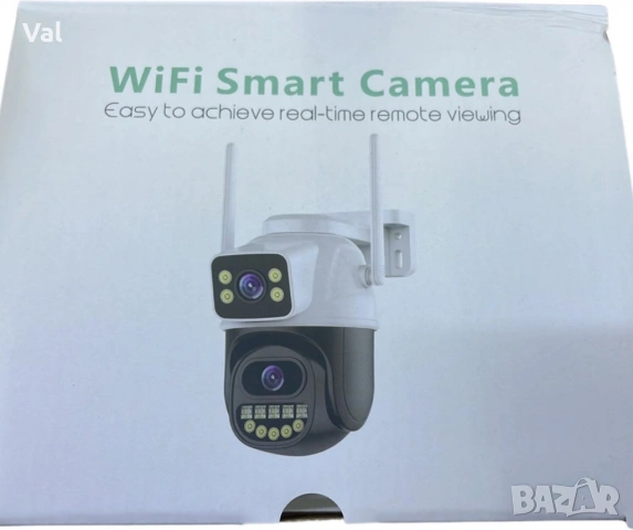 Външна 8MP WiFi Безжична Камера 4K,Автоматично проследяване,iCsee APP