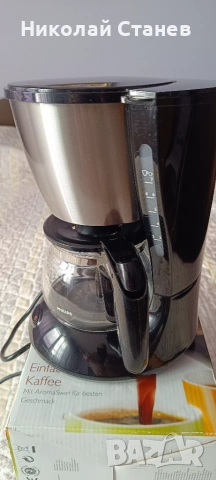 Продавам шварц кафемашина Philips Daily Collection HD7435/20, снимка 3 - Кафемашини - 55070081
