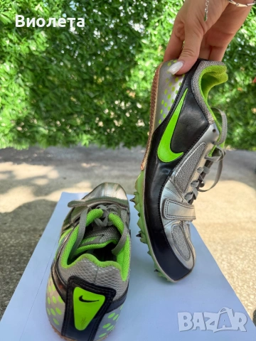 Оригинални Nike шпайкове, унисекс, номер 40, подходящи за лека атлетика, снимка 9 - Спортни обувки - 54662108