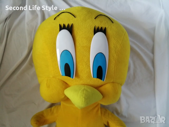 90 см голяма плюшена играчка Туити от „Шантави рисунки“ - Tweety, Looney Tunes, снимка 3 - Плюшени играчки - 54597103