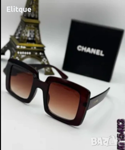 слънчеви очила chanel с калъф, снимка 4 - Слънчеви и диоптрични очила - 54323365