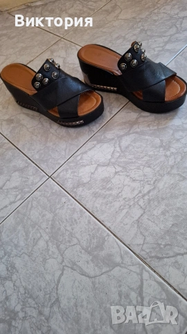 Дамски чехли с платформа! -15€, снимка 3 - Чехли - 54146520