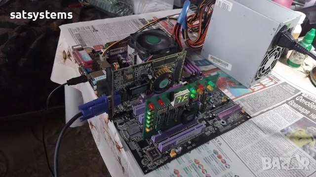 Дънна платка Soltek SL-K8AN2-GR Socket 754 CPU+FAN+RAM, снимка 9 - Дънни платки - 55609439