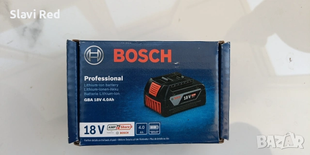 Батерия и зарядно BOSCH, снимка 4 - Други инструменти - 55179476