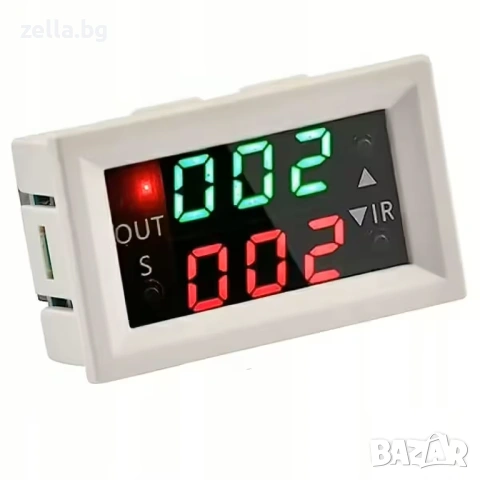 Програмируем релеен таймерен модул 12V 20A с двоен LED дисплей - за автоматизация DIY проекти 10039