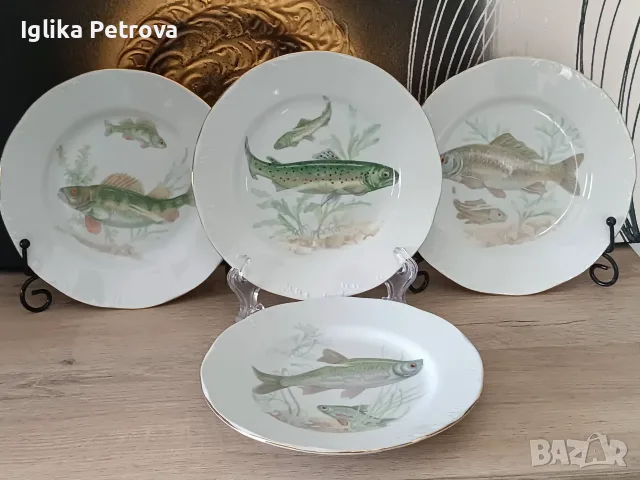 Чинии с декор риби
