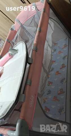 Сгъваема кошара с две нива, снимка 3 - Бебешки легла и матраци - 54362019