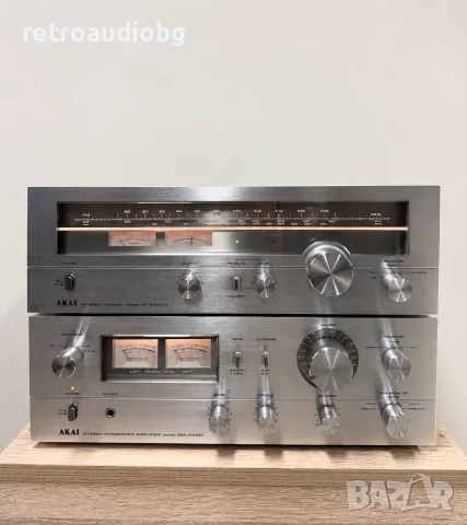 🔊Топ ретро аудио сет AKAI Усилвател AM-2450, Тунер AT-2450L🔊