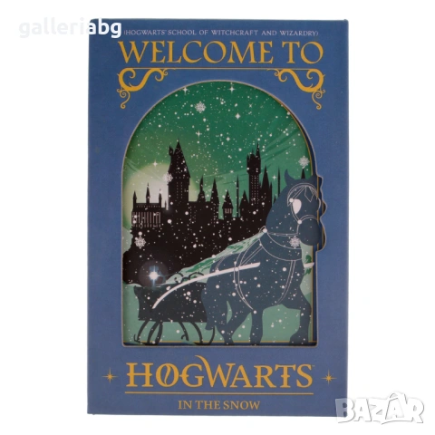 Луксозен тефтер Harry Potter Hogwarts in the Snow с магнитно закопчаване – 11x17 см