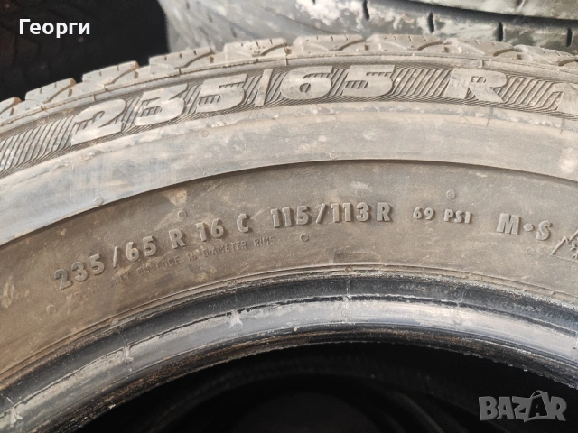 4бр.зимни гуми 235/65/16C Semperit, снимка 3 - Гуми и джанти - 54164314