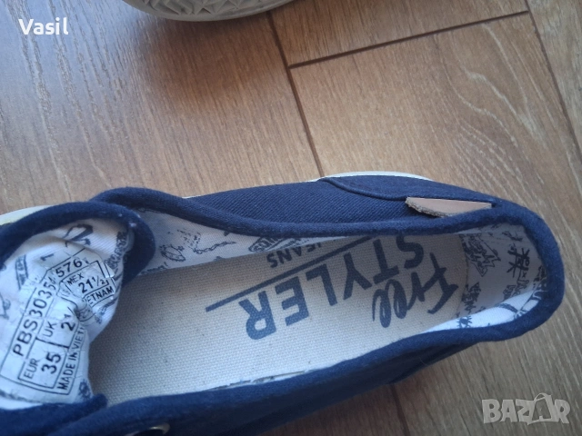 Pepe jeans гуменки 35 размер момче, снимка 3 - Детски маратонки - 54320021
