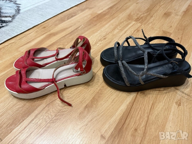 Дамски сандали два броя, снимка 3 - Сандали - 54015935