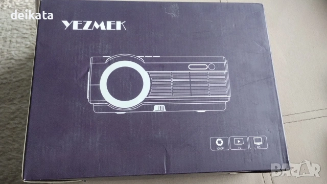 Проектор projector yezmek v7, снимка 5 - Плейъри, домашно кино, прожектори - 54233850