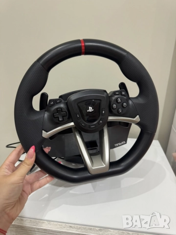 Волан с педали HORI Rasing Wheel APEX (RWA) , снимка 2 - PlayStation конзоли - 55412743