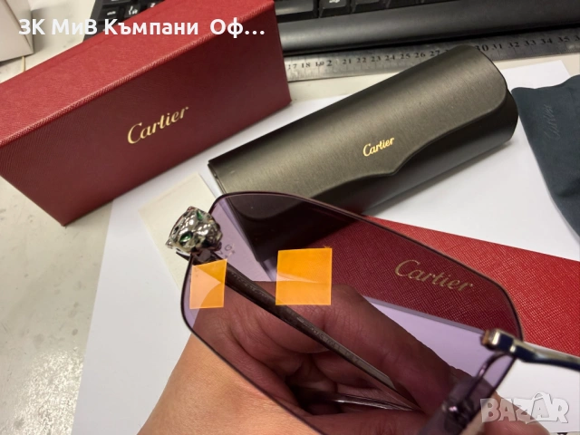 Оригинални слънчеви очила Cartier CT0474S 004, снимка 4 - Слънчеви и диоптрични очила - 54514950