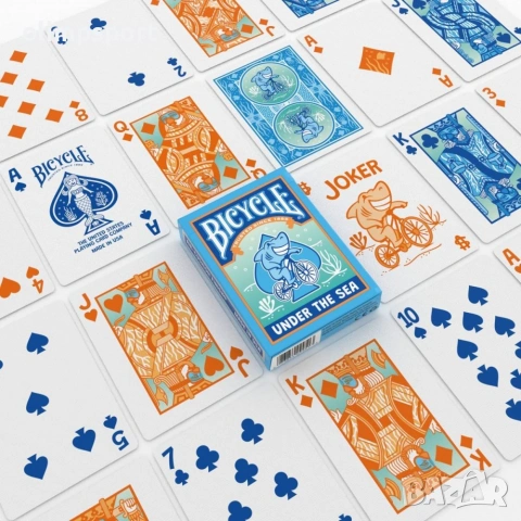 Карти за игра Bicycle Under the Sea , снимка 3 - Карти за игра - 54997390