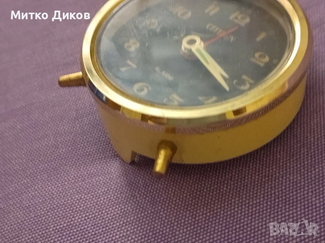 Citizen alarm vintage table clock watch часовник Япония Марков точен работи, снимка 3 - Мъжки - 54957476