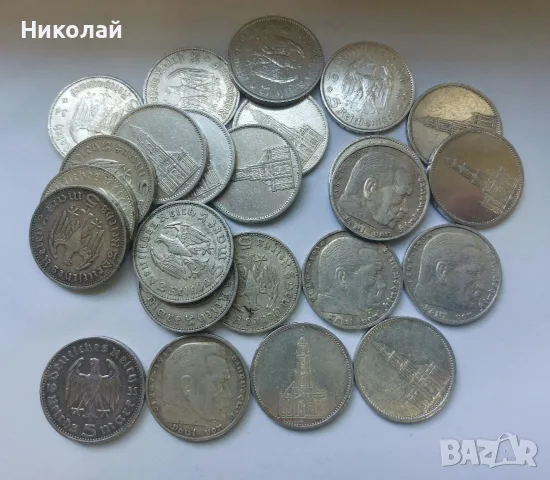 5 германски марки сребро 1934 и 1935 Трети райх